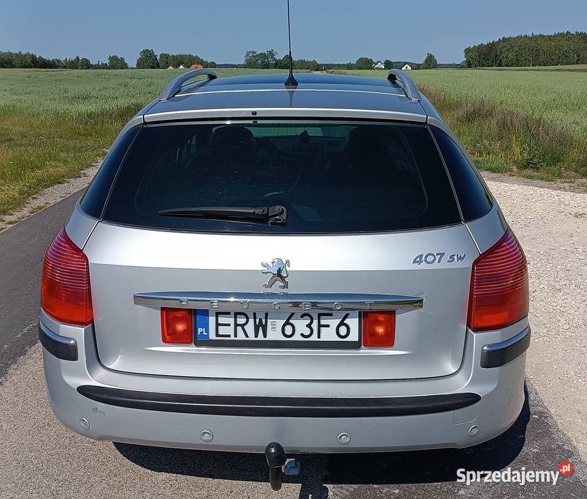 Peugeot 407 SW 20 GAZ LPG HAK manualna 407 Motoryzacja Rawa Mazowiecka