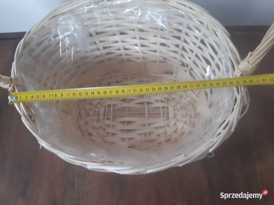 Kosz wiklinowy z rączką Kosz prezentowy Koszt Warszawa