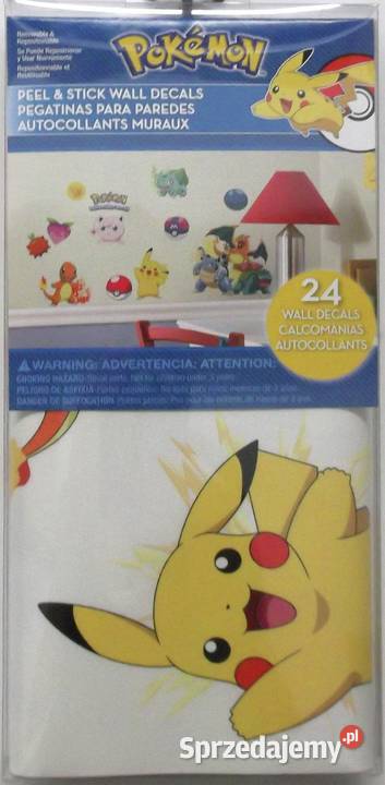 Pokemony Naklejki Winylowe na Ścianę Dekoracja małopolskie Mogilany