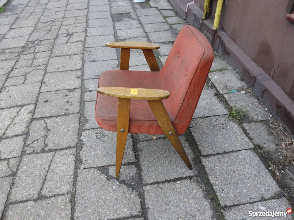 Fotel Chierowskiego 366 PRL do renowacji śląskie Tarnowskie Góry sprzedam