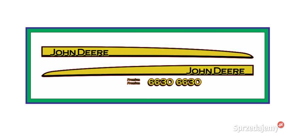 Naklejki na maskę Traktor Ciagnik John Deere Włocławek