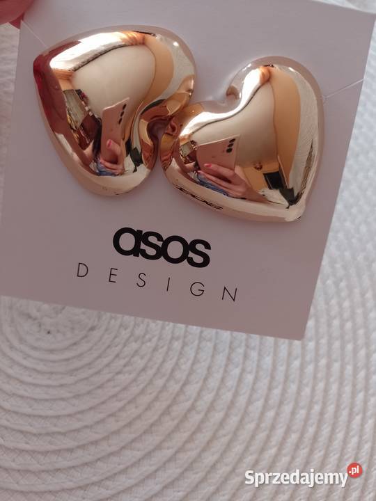 ASOS Ekskluzywne kolczyki z Londynu serca NOWE małopolskie Kraków sprzedam