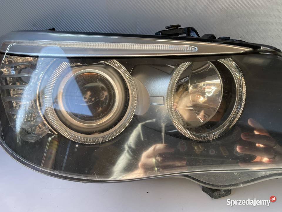 BMW E60 LIFT PRAWA LAMPA PRZÓD ZWYKŁA H7 Ostroróg sprzedam