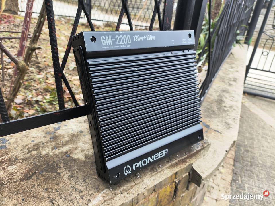 Wzmacniacz samochodowy 2 kanałowy Pioneer GM2200 Pioneer śląskie Niegowonice