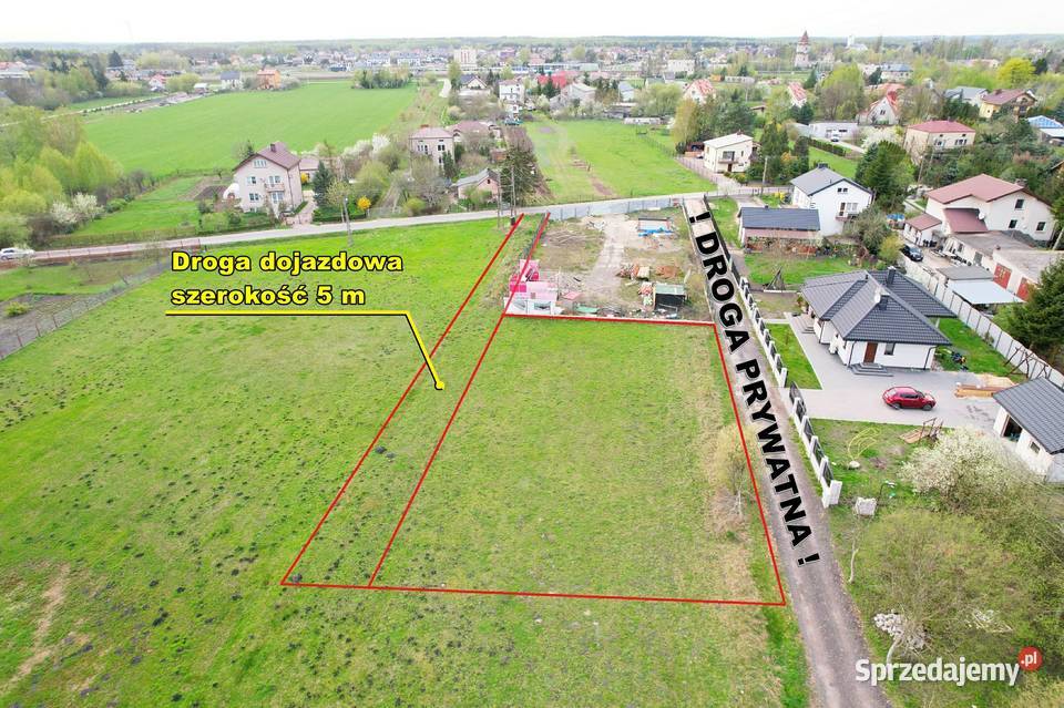 Działka budowlana w gminie Nasielsk Siennica