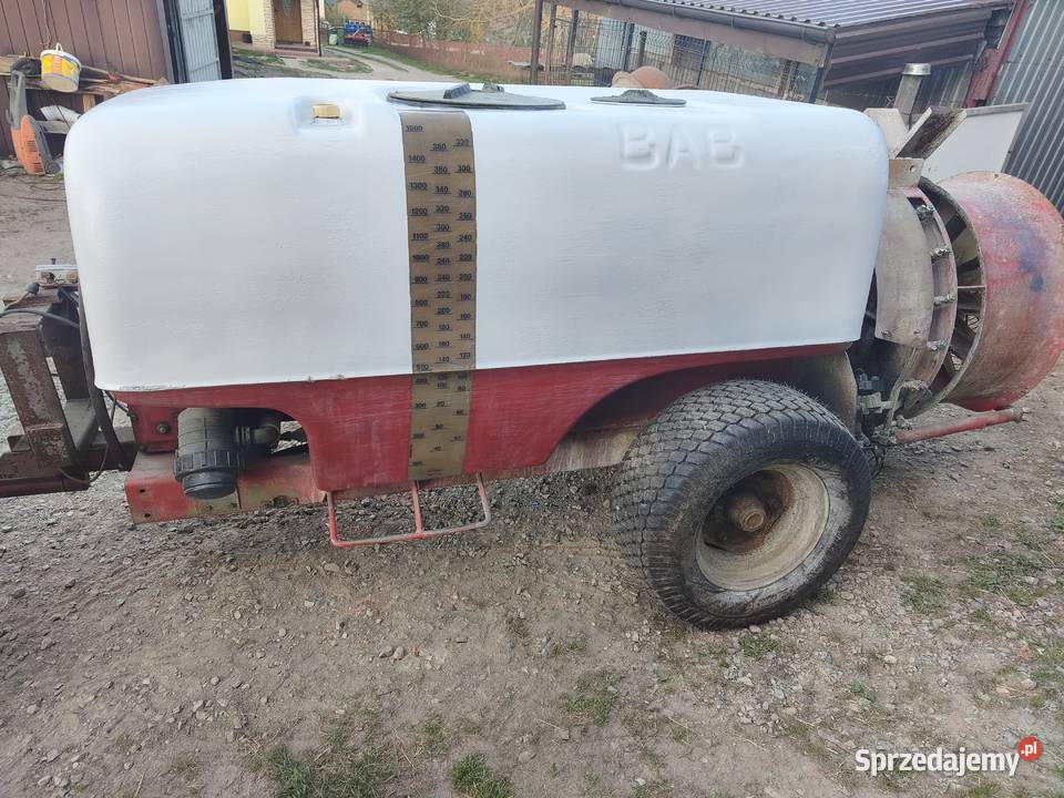 Opryskiwacz sadowniczy BAB 1500L elektrozawory