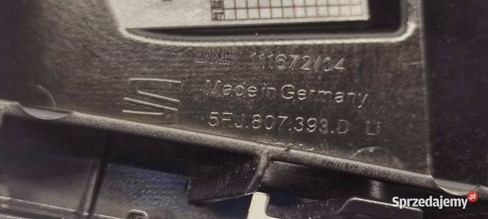 SEAT TARRACO ŚLIZG ZDERZAKA LEWY TYŁ 5FJ807393D Części montażowe