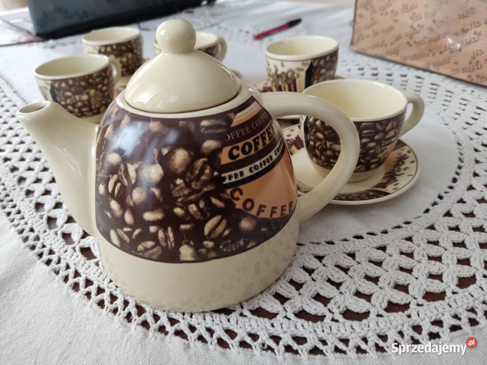 serwis ceramiczny dzbanek i filiżanki lubuskie Gorzów Wielkopolski sprzedam