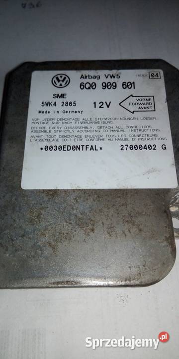 Sensor airbag VOLKSWAGEN 6Q0909601 Margonin sprzedam
