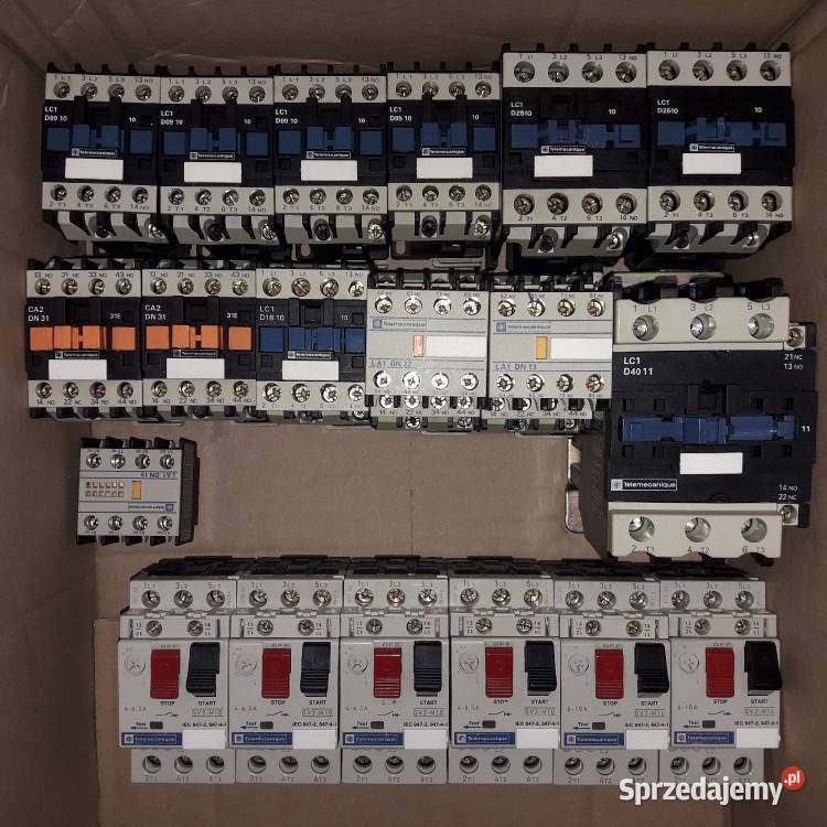 Styczniki i wyłączniki silnikowe Telemecanique mazowieckie Pruszków sprzedam