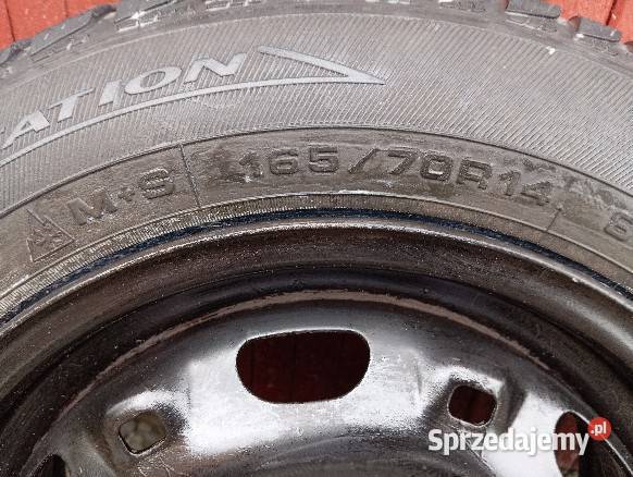 opony zimowe na felgach stalowych R14 podkarpackie Brzozów