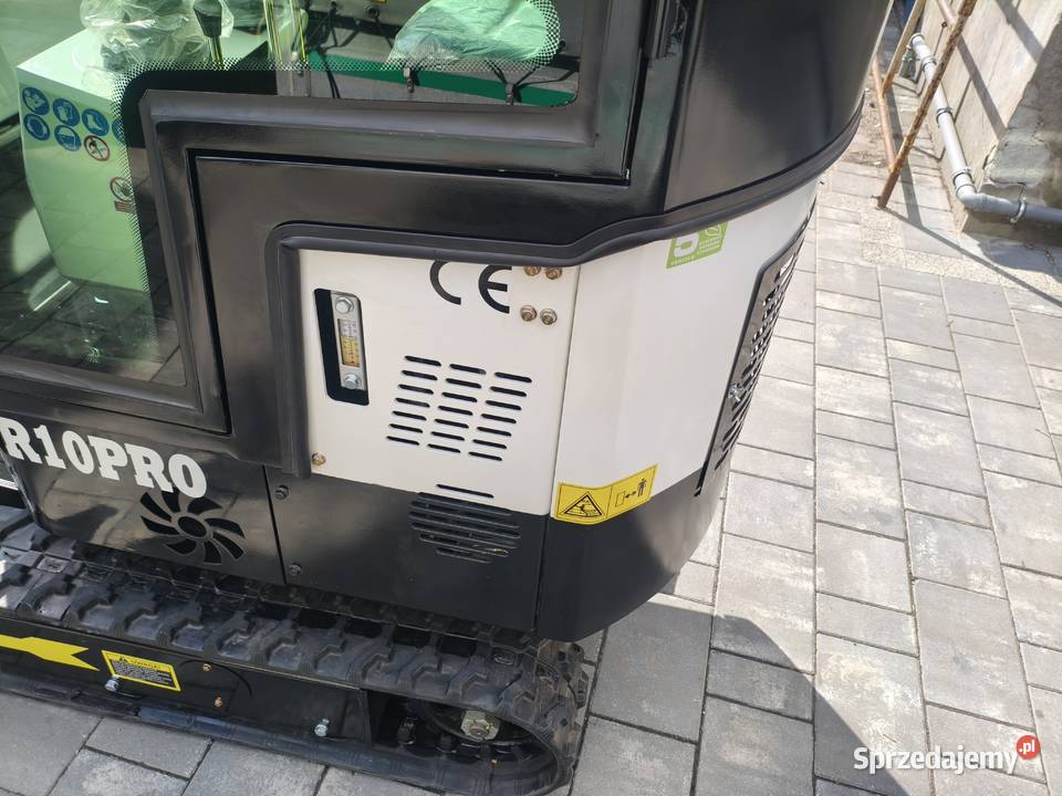 Minikoparka Nowa XKOPARKI R10PRO z Kabiną 2026r