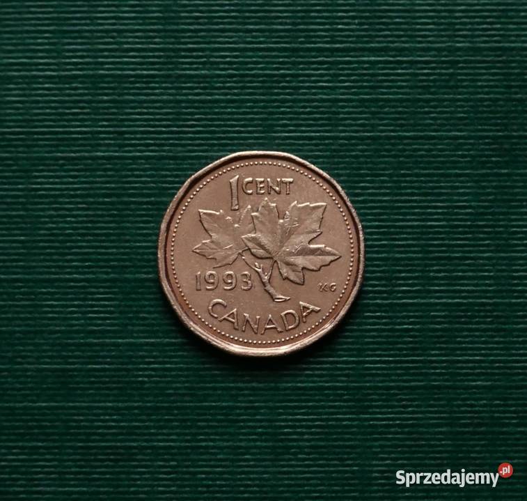 KANADA 1 cent 1993r śląskie Gliwice