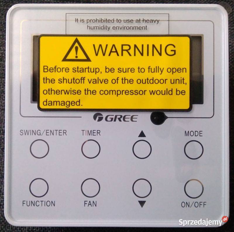 sterownik do klimatyzacji Gree XK117 Z4K35GJV12 Pozostałe