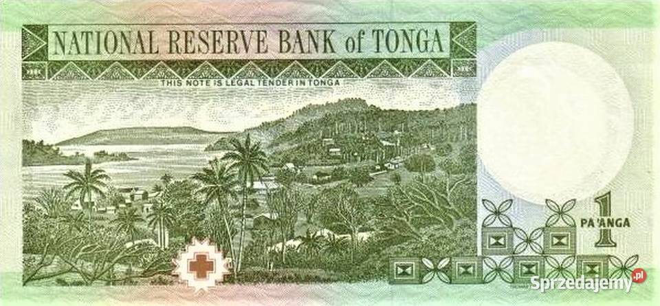 TONGA 19951 I 2 PANGA UNC2 BANKNOTY WYSYŁKA