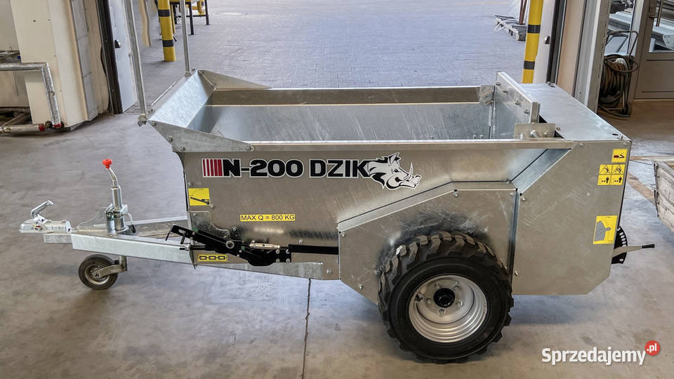 Rozrzutnik obornika Dzik 800 CynkoMet mini nieuszkodzony Bieńkowice
