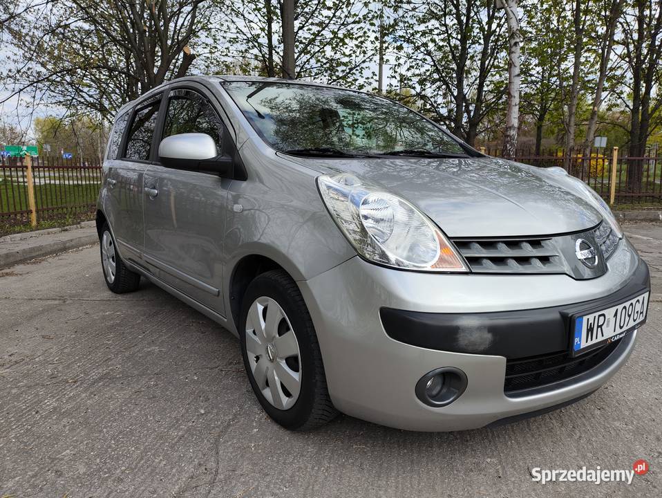 Nissan Note 16 benzyna 2006 TEKNA klima hak Radom