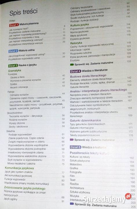 Teraz matura Język polski Vademecum Marianna