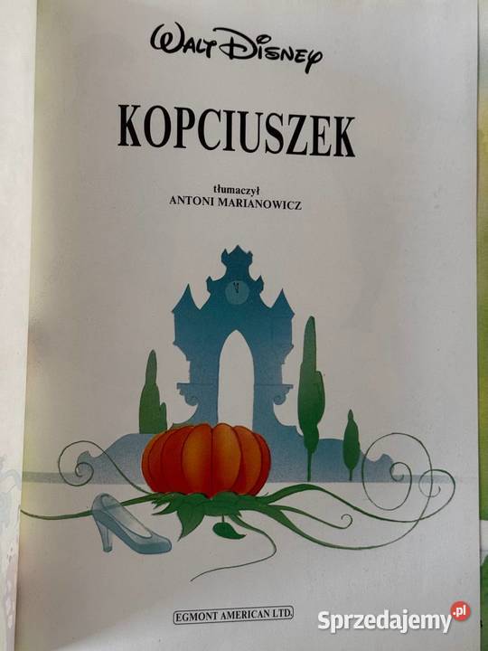 Kopciuszek Disney Egmont 1991 twarda okładka 96 Gdynia sprzedam