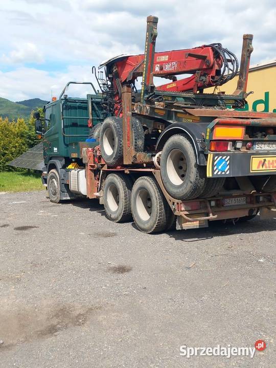 Scania R520 z dźwigiem HDS do drewna Napęd 2 lub więcej osi sprzedam