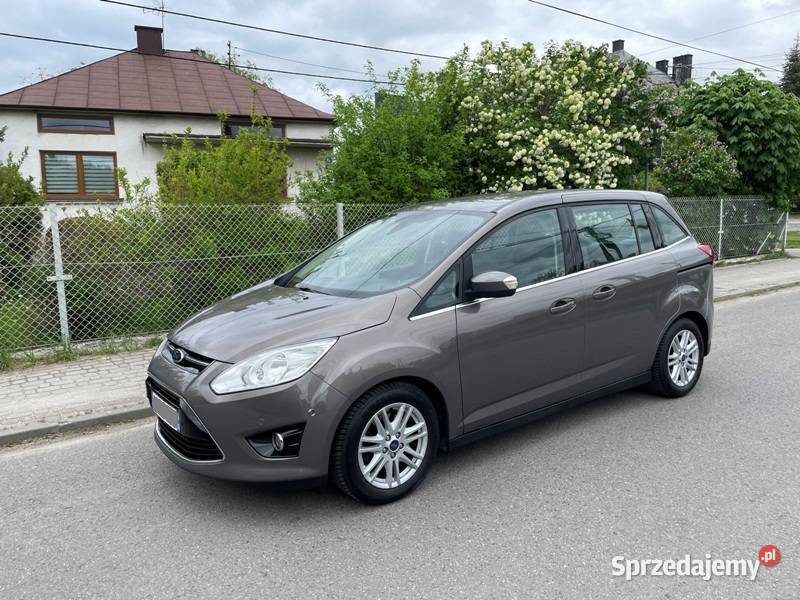 Ford Grand C 10 125 TITANIUM 7Osób Klimatronik 92300km Grand C-MAX Motoryzacja Raniżów