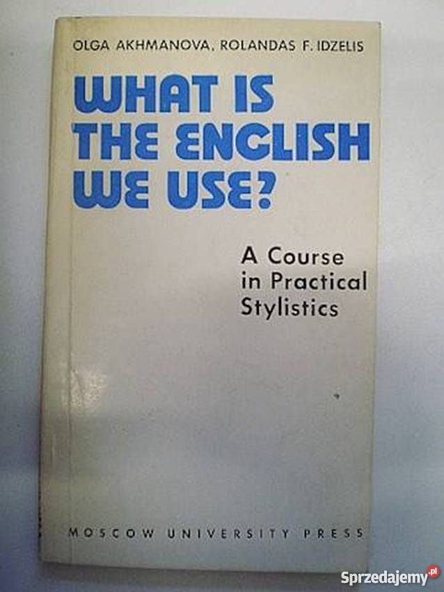 WHAT IS THE ENGLISH WE USE AKHMANOVA O Elbląg