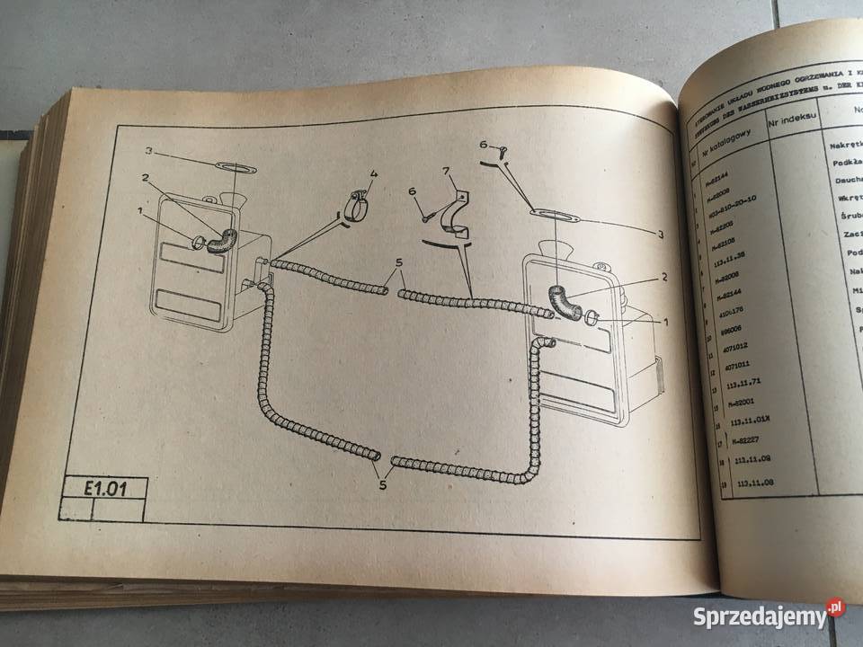 Jelcz 317 Katalog części zamiennych Antyki, Sztuka, Kolekcje Łęczyca sprzedam