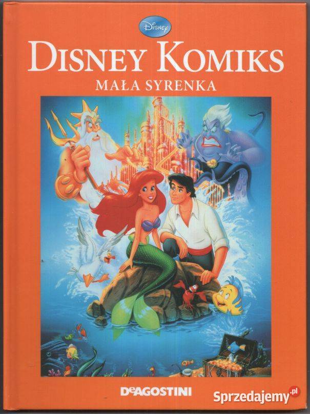MAŁA SYRENKA DISNEY KOMIKS Książki i Podręczniki