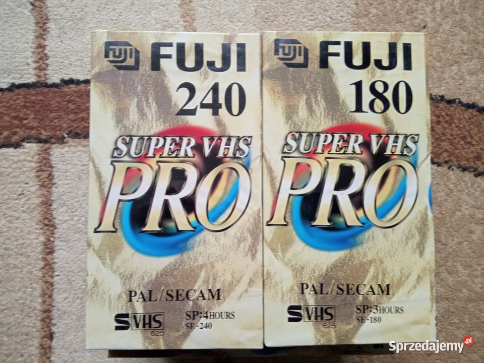 Kasety video SVHS FUJI Jasło sprzedam