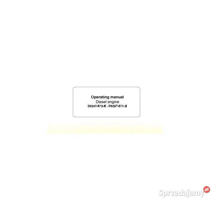 LIEBHERR D904 D914 D906 D916 D924 D926 ins Kielce