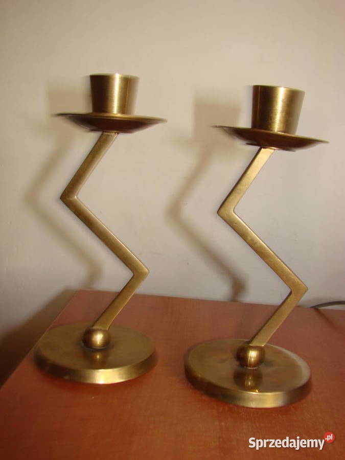 mosiężny świecznik Pozostałe Pruszcz Gdański