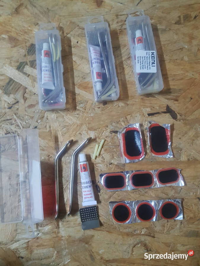 Łatki zestaw do klejenia w pudełku kpl plus Głogowa sprzedam