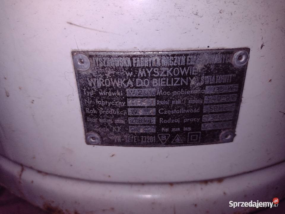 Wirówka Frania z PRL uSprawna sprzedam