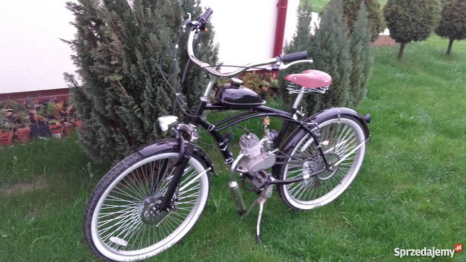 Rower z silnikiem spalinowym