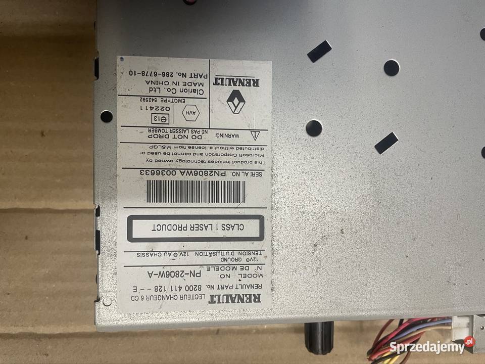 8200411128 radio fabryczne renault espace IV 4 zachodniopomorskie Szczecin