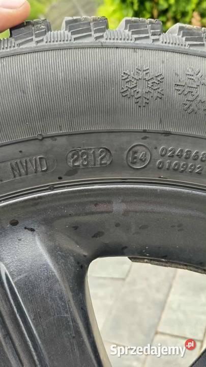 Felgi Mercedes Benz z oponami zimowymi 22555 R16 kujawsko-pomorskie Turzno