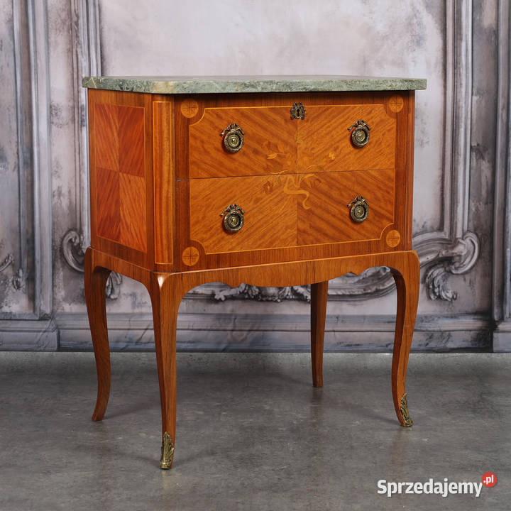 ARTexpert Komoda Ludwik marmurowy blat vintage Dobrzany