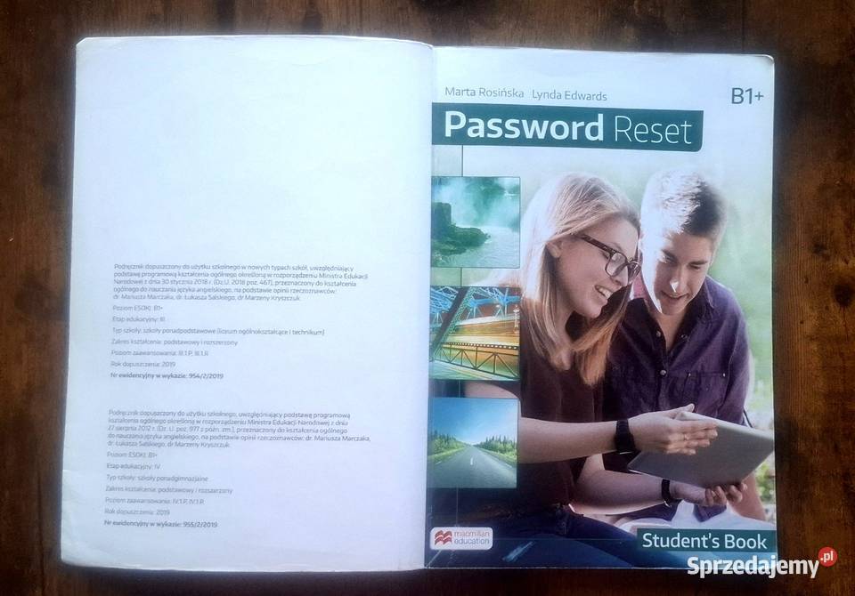 Podręcznik Password Reset B1 Students Book Rok wydania 2020 Podręczniki Drawsko sprzedam
