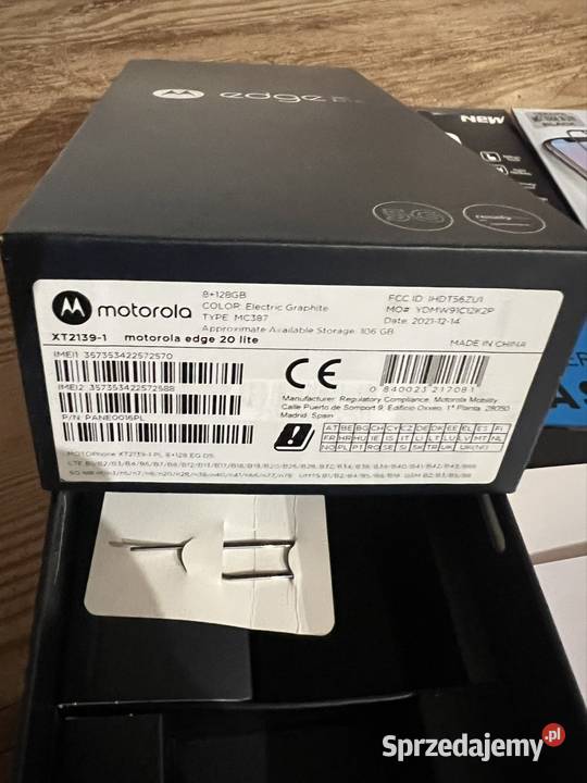 Motorola Edge 20 lite Pudełko 2x szkło hartowane Kraków