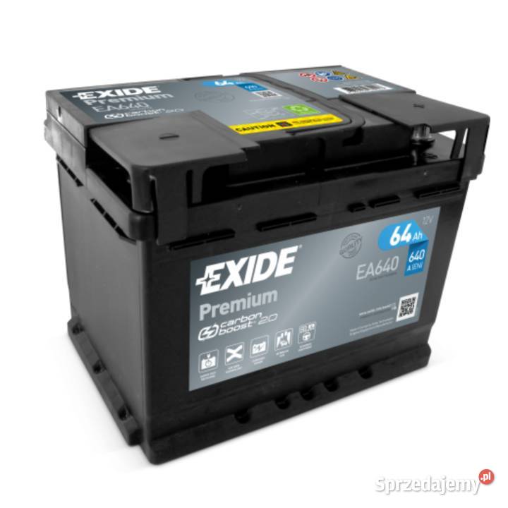 Akumulator 64Ah 640A Exide Premium EA640 osobowe Zamość