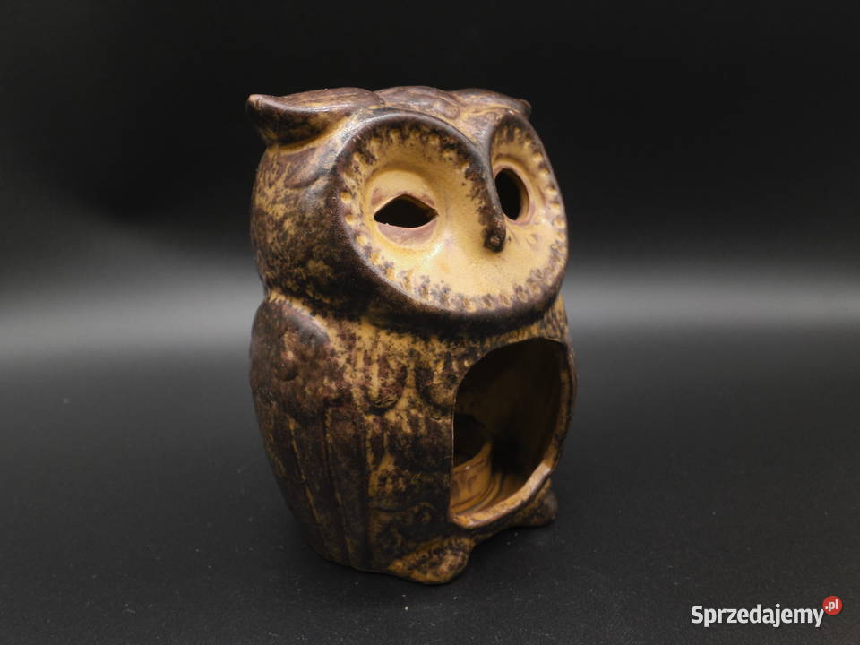 Ceramiczna figurkalampion sowa wielkopolskie Raszków sprzedam