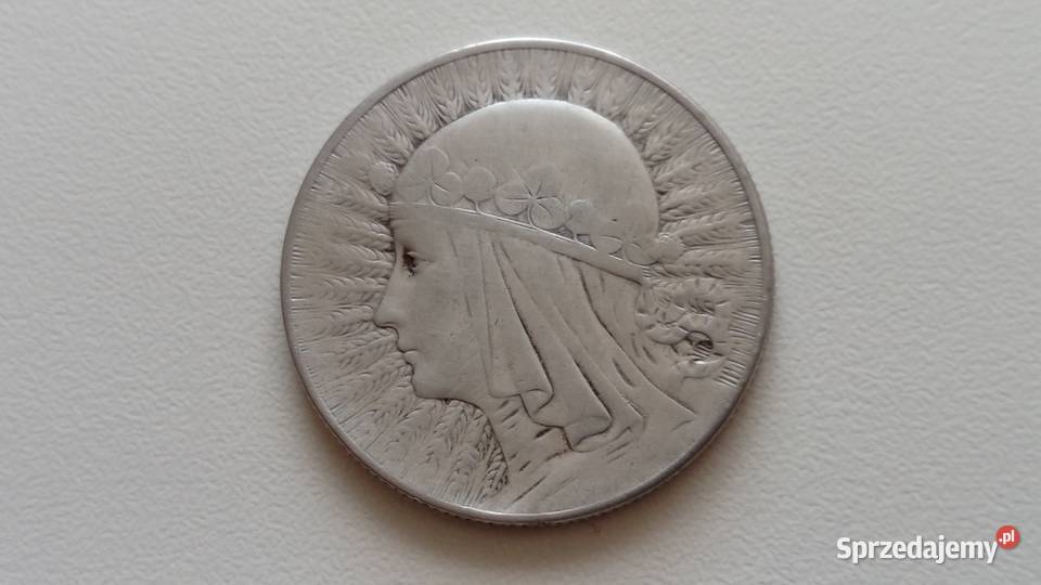 Moneta 5 1933 r Polonia Srebro Kolekcje Mosina