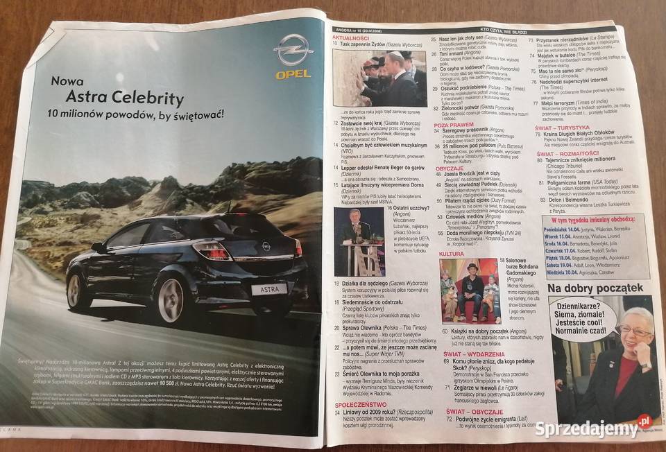 Czasopismo ANGORA z 2007 i 2008rDwa egzemplarze Łódź