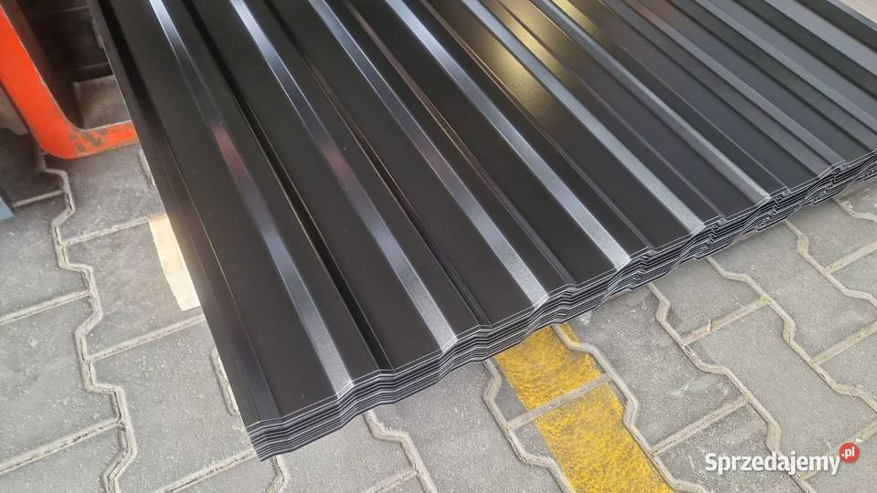Blacha dachowa czarna t14 Ral 9005P