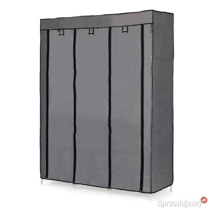 Składana szafa tekstylna materiałowa garderoba 164cm Poznań