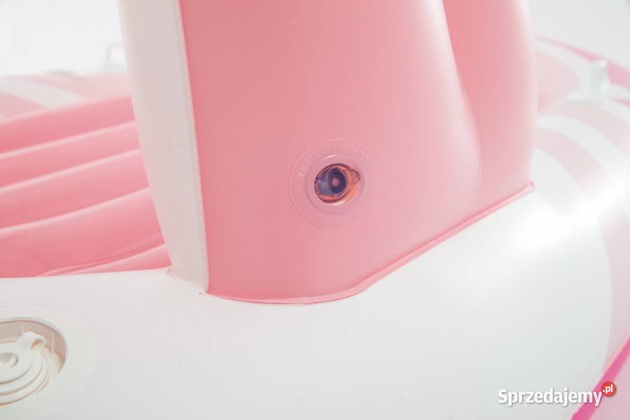 Różowy materac do pływania Z DASZKIEM 244x119x97 Akcesoria basenowe Akcesoria basenowe Poznań