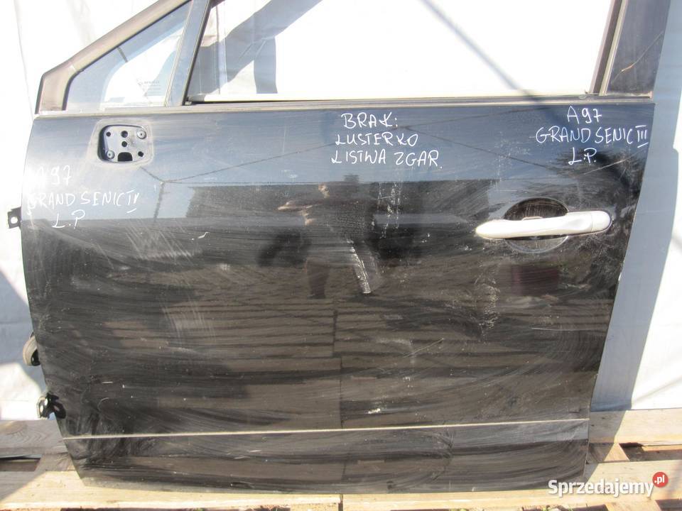 RENAULT GRAND SCENIC III 11r drzwi lewe przód Drzwi