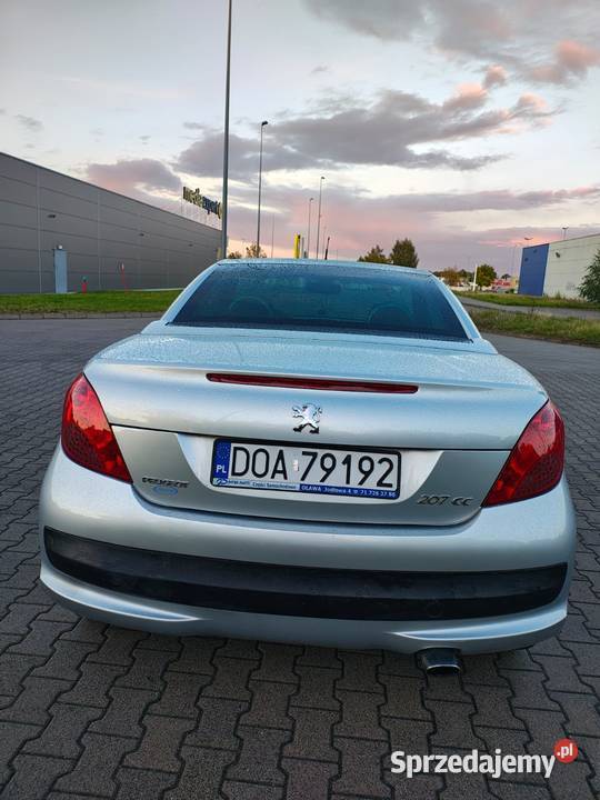 Zadbany Peugeot 207cc PRYWATNIE 207 CC Oława