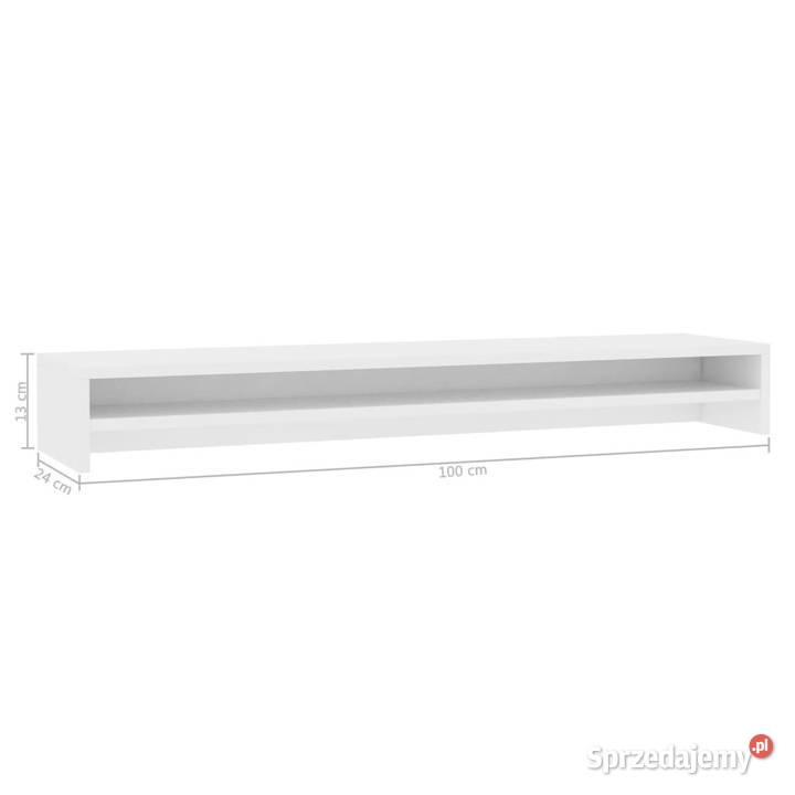 Podstawka na monitor biała 100x24x13 materiał Pozostałe Warszawa