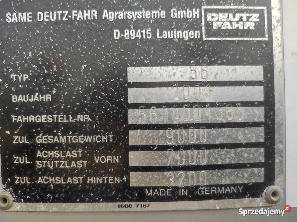 Kombajn zbożowy Deutz fahr actor 5520 Chwaszczewo